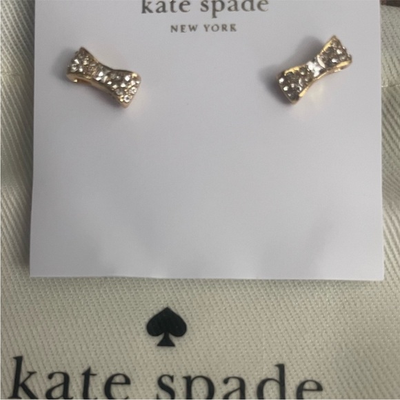 KATE SPADE ♠️ SPARKLY Bow EARRINGS - Picture 4 of 8